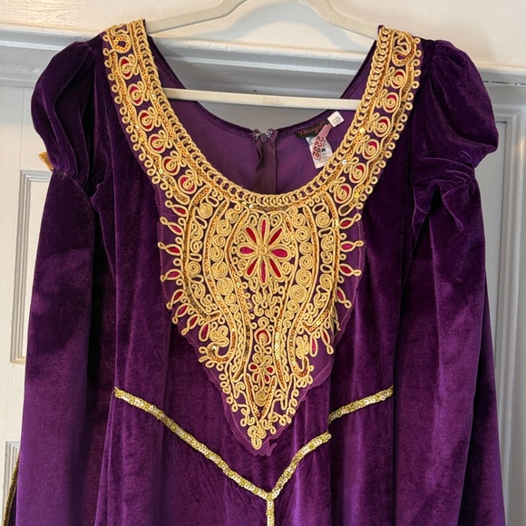 Dreamgirl Red and Purple Medieval Dresses - Picture 9 of 11
